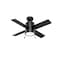 Hunter Hunter Beck 42 in. Matte Black LED Indoor Ceiling Fan 53433 - alternate 1